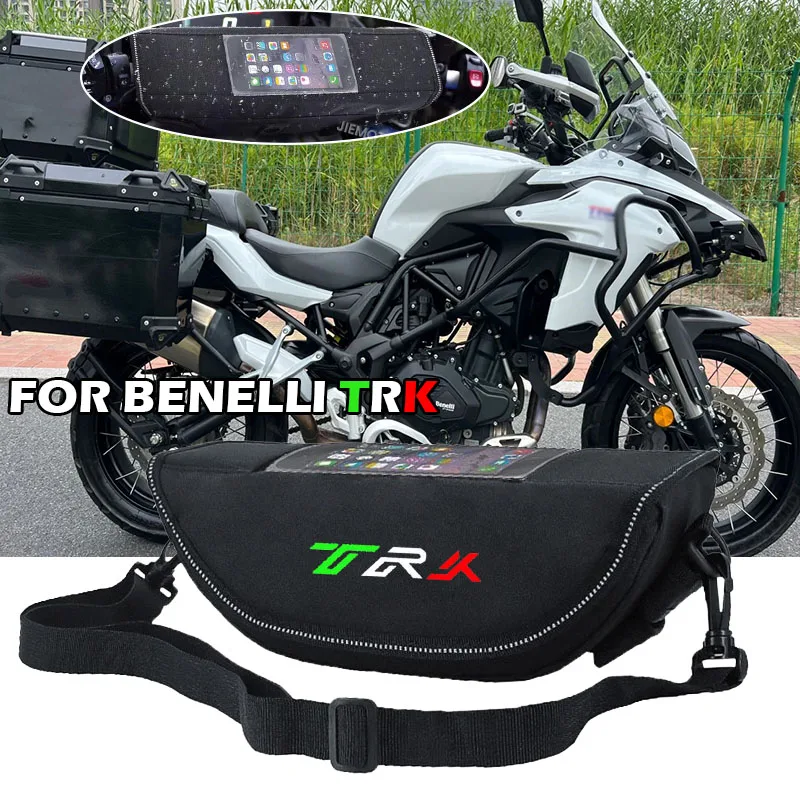 

For Benelli TRK 502 X TRK502X TRK702 TNT 25N TNT25N modern waterproof motorcycle handlebars travel bag