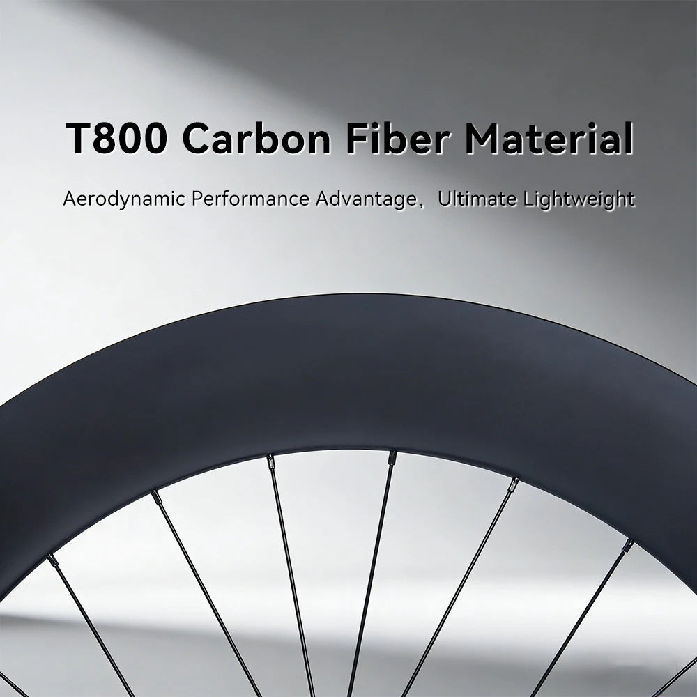 75mm 700c /29-Zoll MTB Carbonfaser Gravel Mountainbike Laufradsatz MTB Räder Carbonfaser-Naben Fahrrad Scheibenbremsenrad