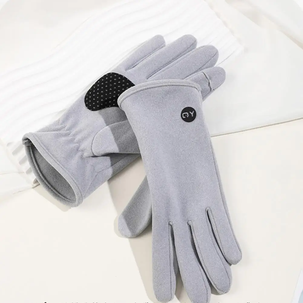 Thin Cycling Gloves for Girls High quality Velvet Gloves Winter Gloves for Men Women Anti slip Knit for Cycling