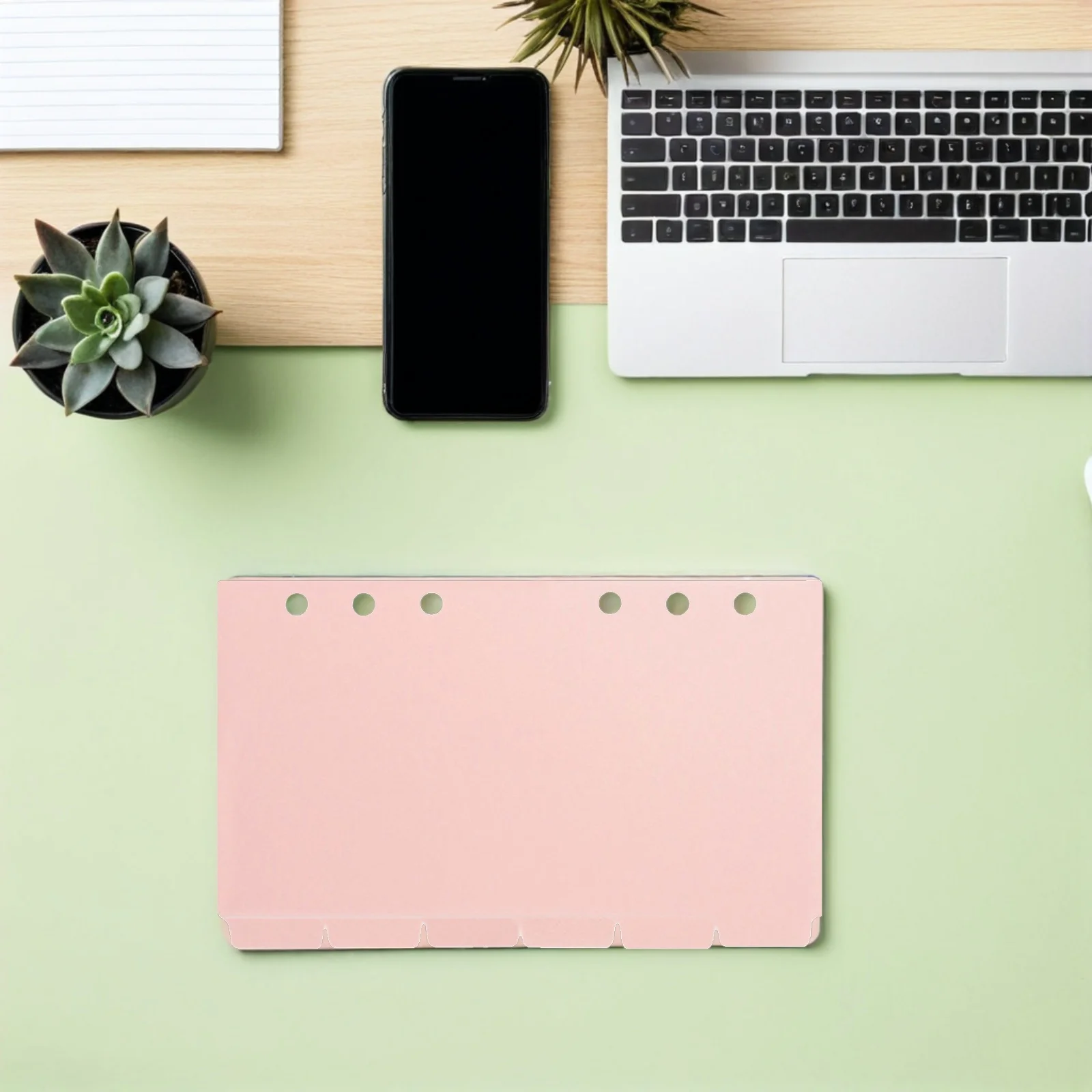 

6 разделителей для папок формата А5 с вкладками, 6-кольцевые, для перфорированных листов, для школы, офиса, дома, пластиковые разделители