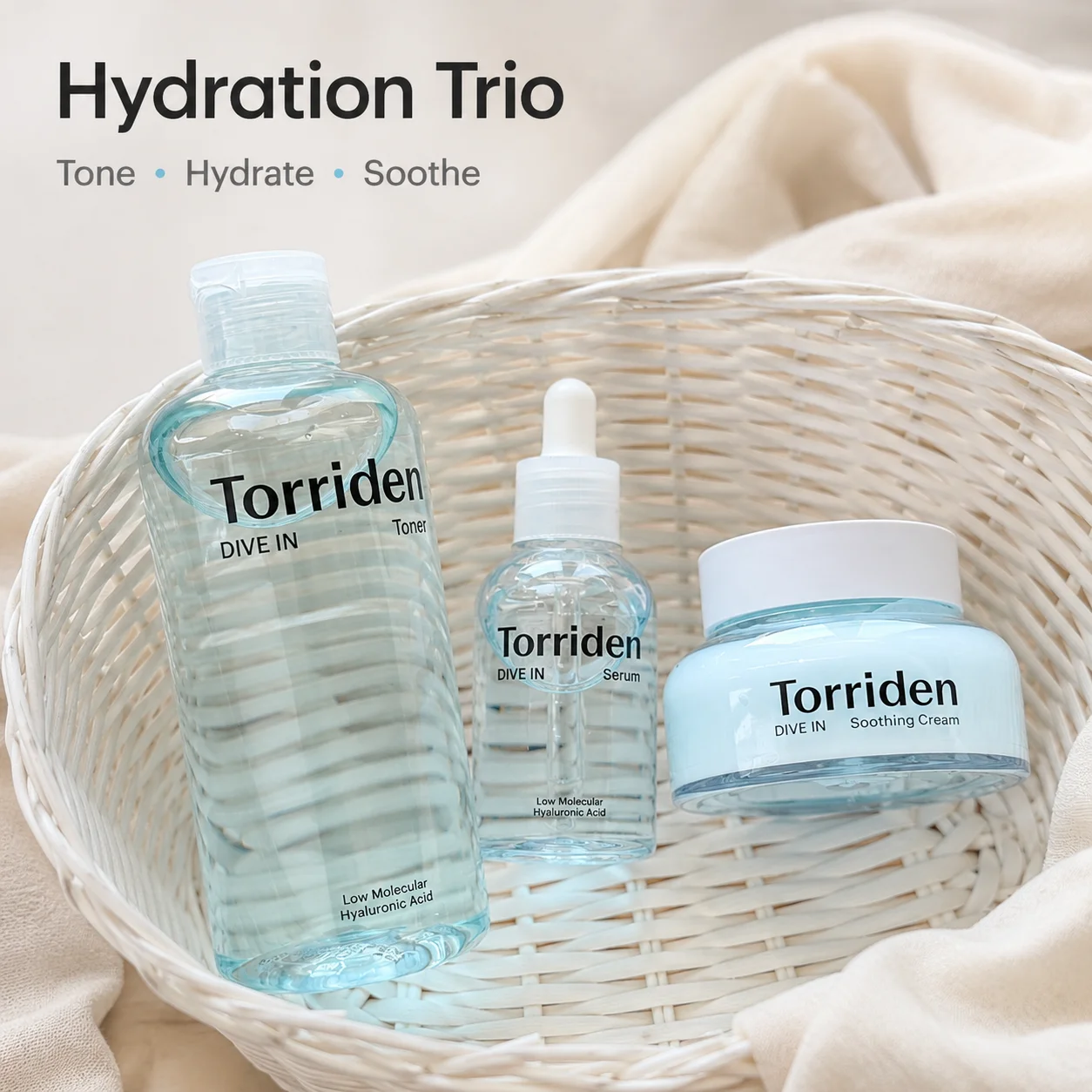 トーリデン-dive-in-3点セット-低分子haトナー-セラム-スージングクリーム-保湿スキンケア-乾燥敏感肌用-韓国フェイシャルコンプレクション