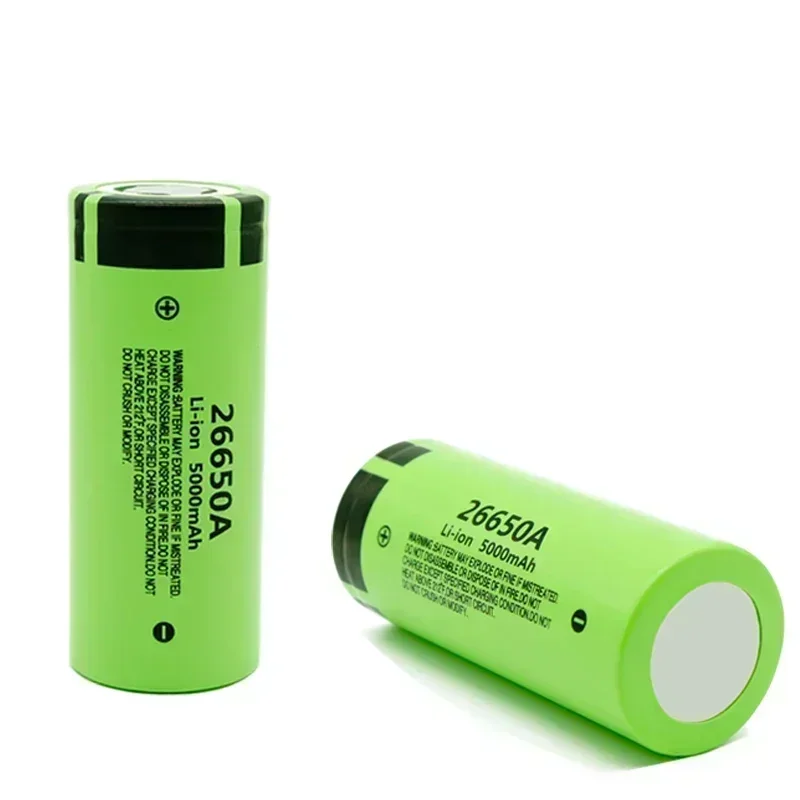 New high capacity  26650A 3.7V 5000mAh battery 26650 20A power battery lithium ion rechargeable battery for toy flashlight