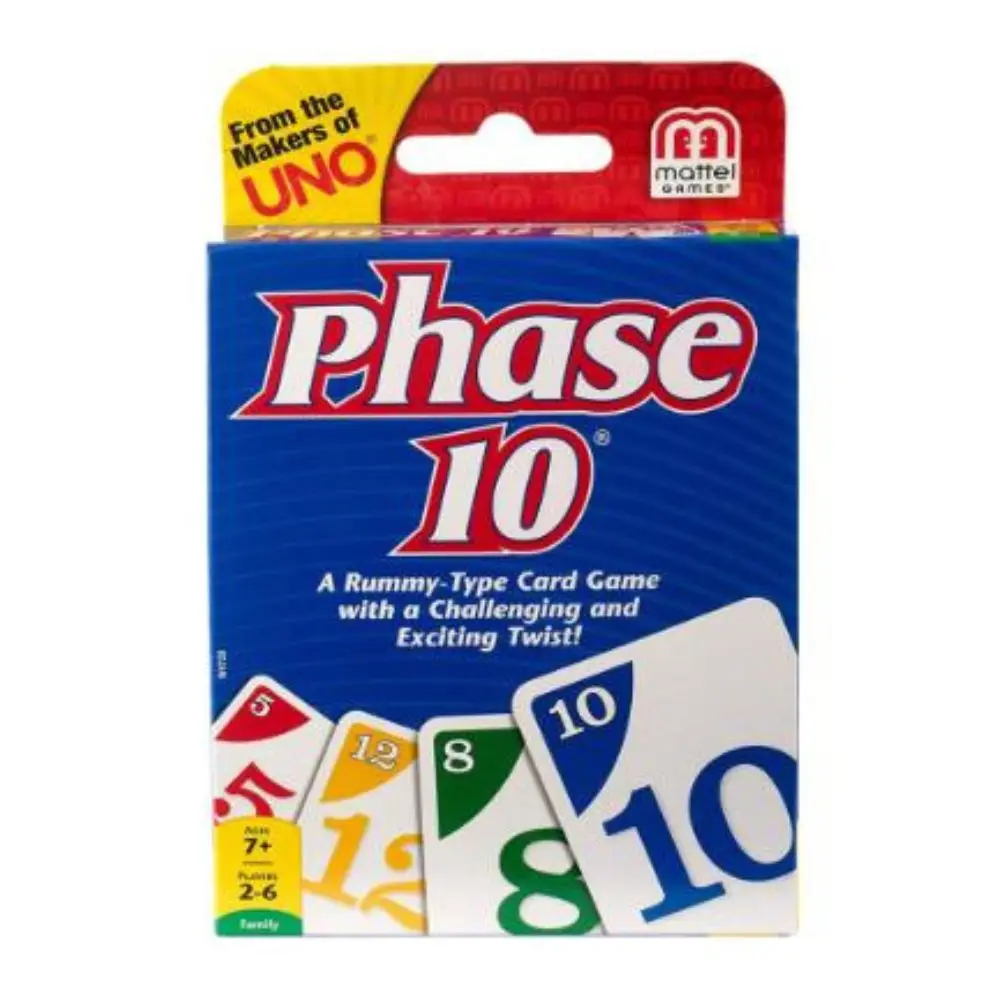 HOT UNO Phase 10 Card Games Family Funny Entertainment Board Game Poker Kids Toys Playing Cards