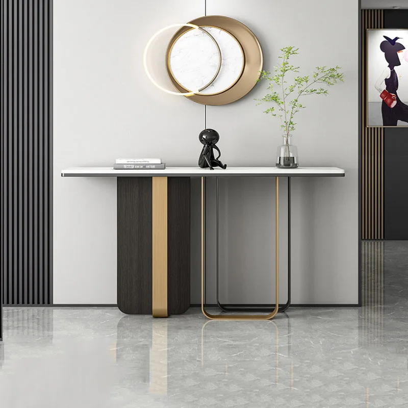 

Luxury Classic Entryways Table Modern Versatile Nordic Beauty Console Table Exquisite Cozy Schreibtisch Living Room Furniture