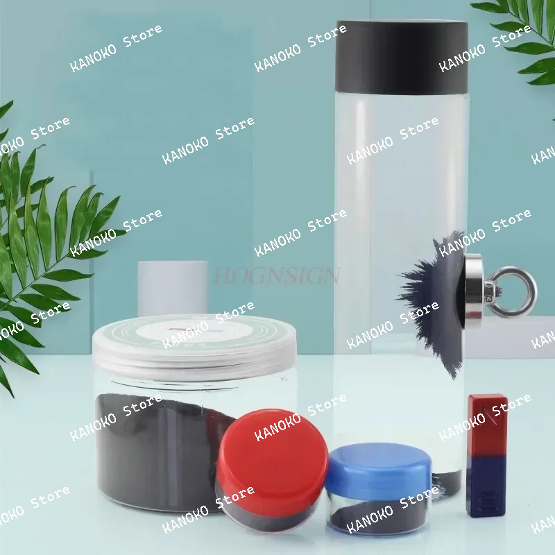 

1set Teaching Experiment Magnetic Powder Set, Student Magnet, Powder, Magnetic Wall, Magnetic