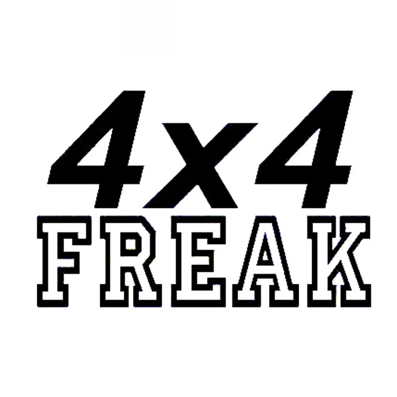 

Creative 4x4 FREAK Car Decals, Exquisite Car Window Decoration, Personalized Pvc Waterproof Decals Black/white, 15cm*10cm