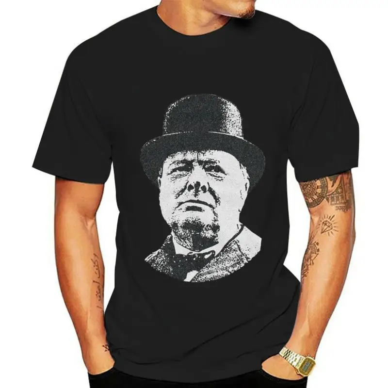 Winston Churchill T Shirt Churchill Shirt Great Britain History Literary Tee Nobel Prize in Literature