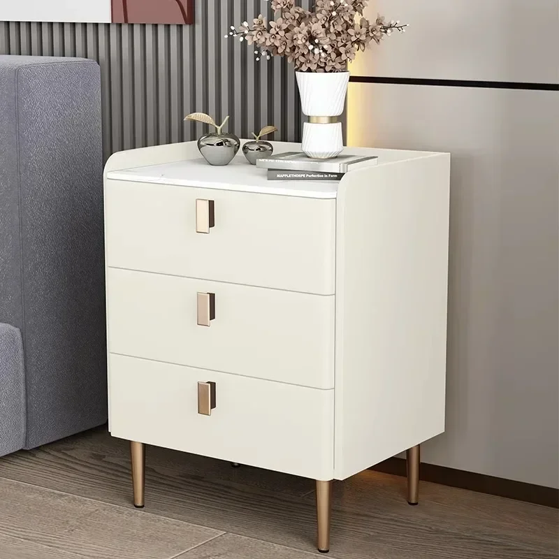Design Bedside Table Bedroom Storage Bed Nightstands Cabinet Night Living Room Side Cheap Desk Drawer Nachttisch Closets