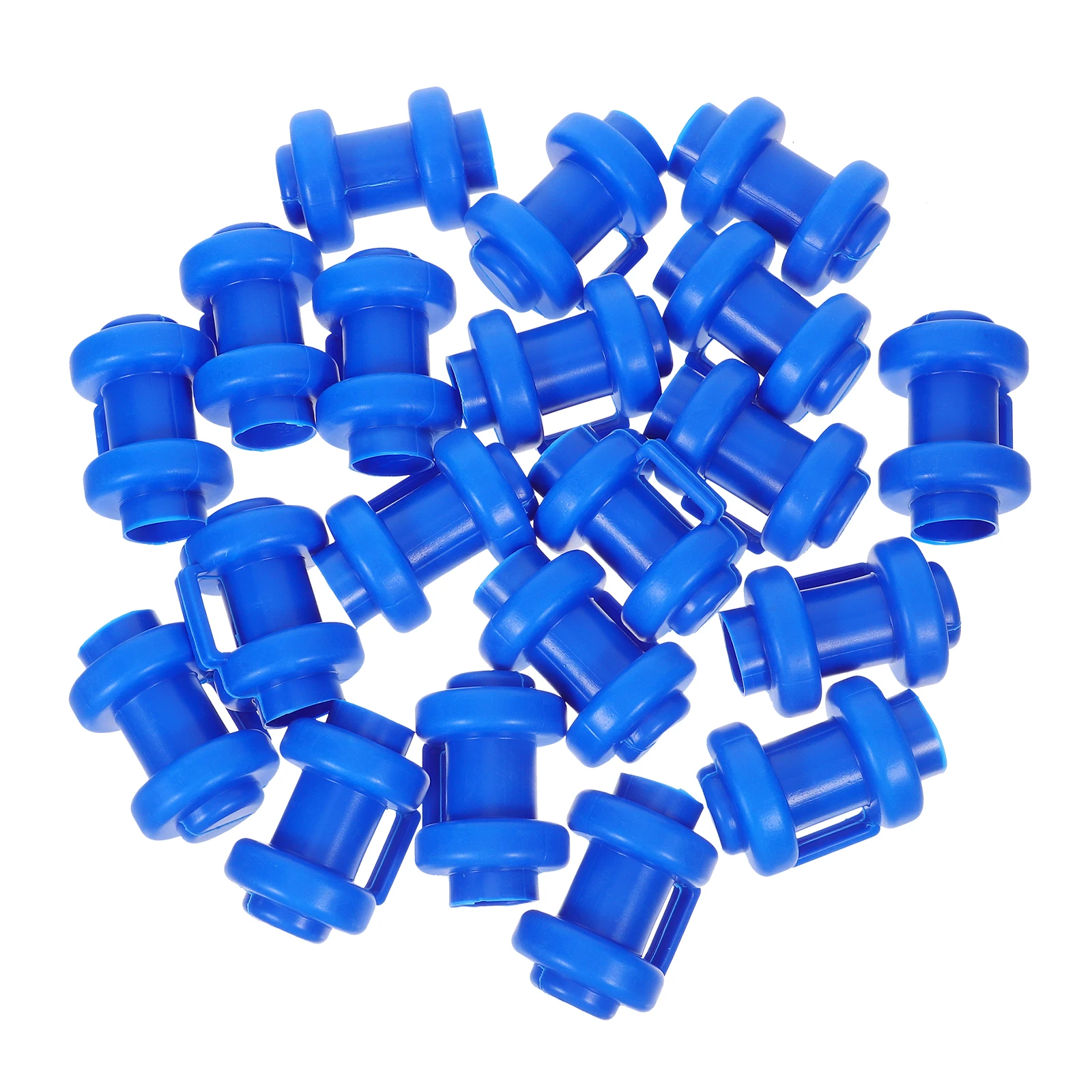 

20 Pcs Trampoline Ball Cap Accessories Net Pole Repair Parts for Trampolines Shell Safety Covers Plastic Enclosure End Caps