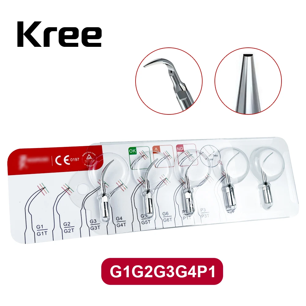 

Dental Ultrasonic Scaler Tips Scaling Periodontics Endodontics Endo Perio Scaling Tips For E*S & WOODPECKER 5Pcs/Lot