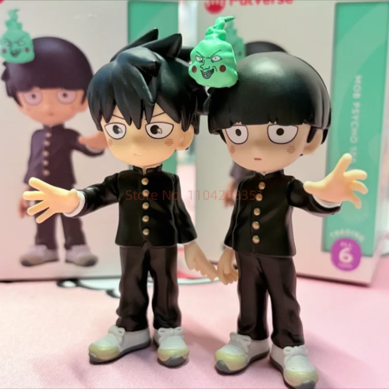 Figura de Acción Miniatura Auténtica de Bushiroad Palverse Mob Psycho 100 Iii, Estilo Q, Colección de Anime, Modelo de Figura de Anime, Regalos