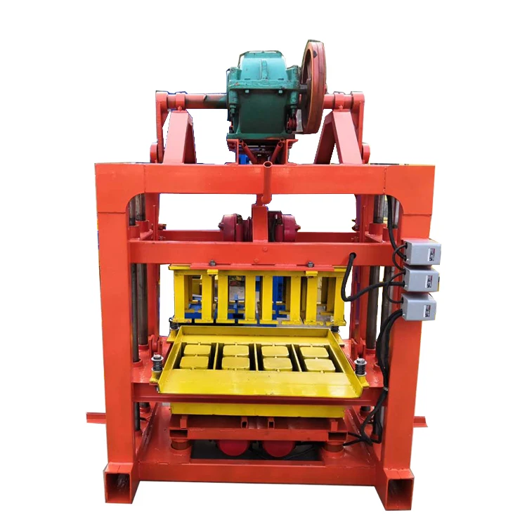 Mobile Interlocking Mud Bricks Block Making Press Machines Hollow Block Price