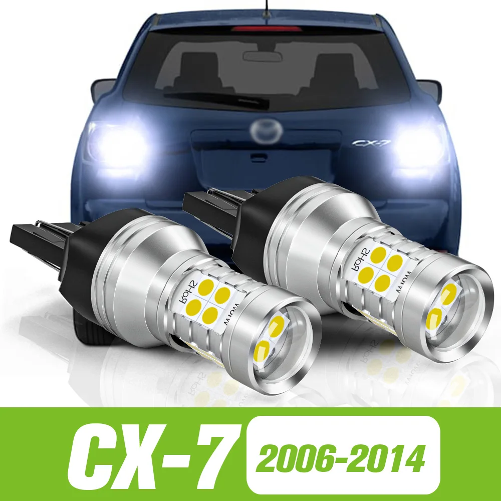 

2pcs For Mazda CX-7 CX 7 CX7 ER 2006-2014 LED Reverse Light Backup Lamp 2007 2008 2009 2010 2011 2012 2013 Accessories