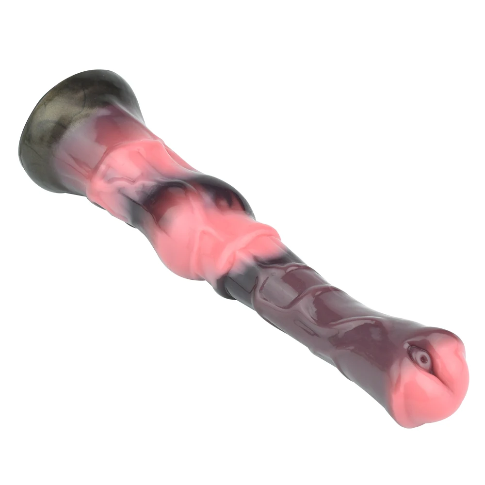 NSFU Realistic Horse Penis Dildo Soft 3 Styles Anal Plug Strong Suction Cup Fake Dick Penis Long Butt Plug Sex Toys for Women 4