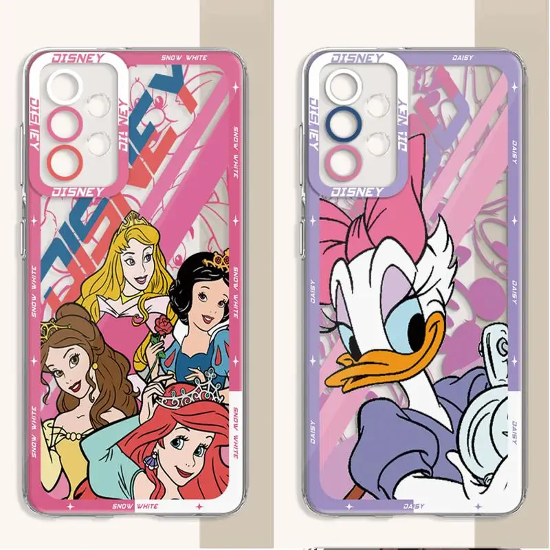 Funda de teléfono transparente Stitch Toy Story Tigger, Minnie Mouse, Prince, para Samsung Galaxy A55, A54, A53, A15, A14, A35, A25, A50, A05, A34, A33, A71