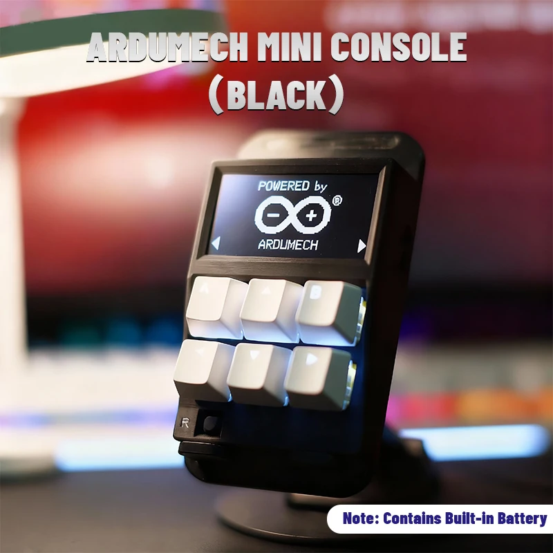 

Портативная ретро-игровая консоль Ardumech, более 300 встроенных игр, экран 2,42 дюйма, механическая клавиатура с горячей заменой клавиш и подсветкой