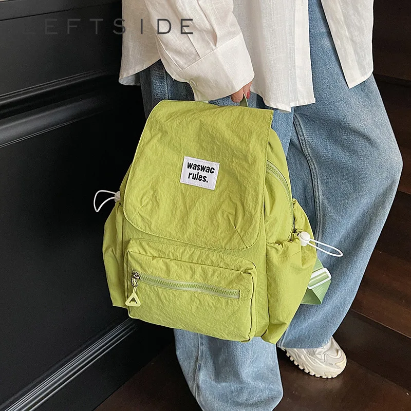 

LEFTSIDE Women's Cloth Backpacks 2025 New in Fashion Summer Backpack for Teens​​ Girls School Book Bag Cute Travel Back Pack