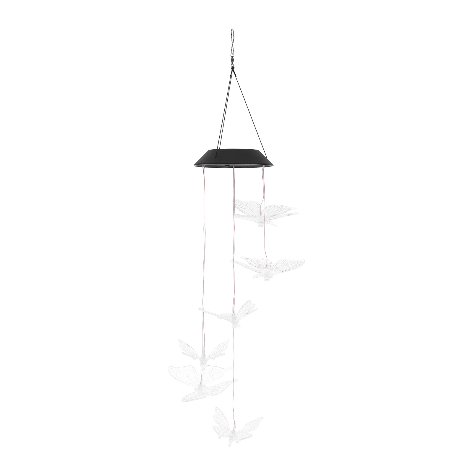 

Solar Wind Chime Light Yard & Garden Decors Hanging Bell Butterfly Lights Chimes Landscape Decorative Lawn Lamp