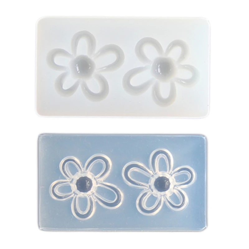 

Y4QE Multi Flower Jewelry Silicone Molds Easy Demold Flower Jewelry Making Silicone Molds for DIY Crafts Flower Shapes