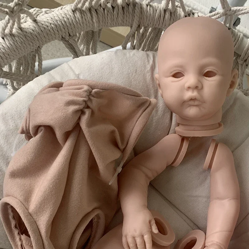 18Inch Reborn Meadow Doll Kit Already Painted Kits/Un painted Kit Soft Touch Fresh Color DIY Doll Parts With Cloth Body