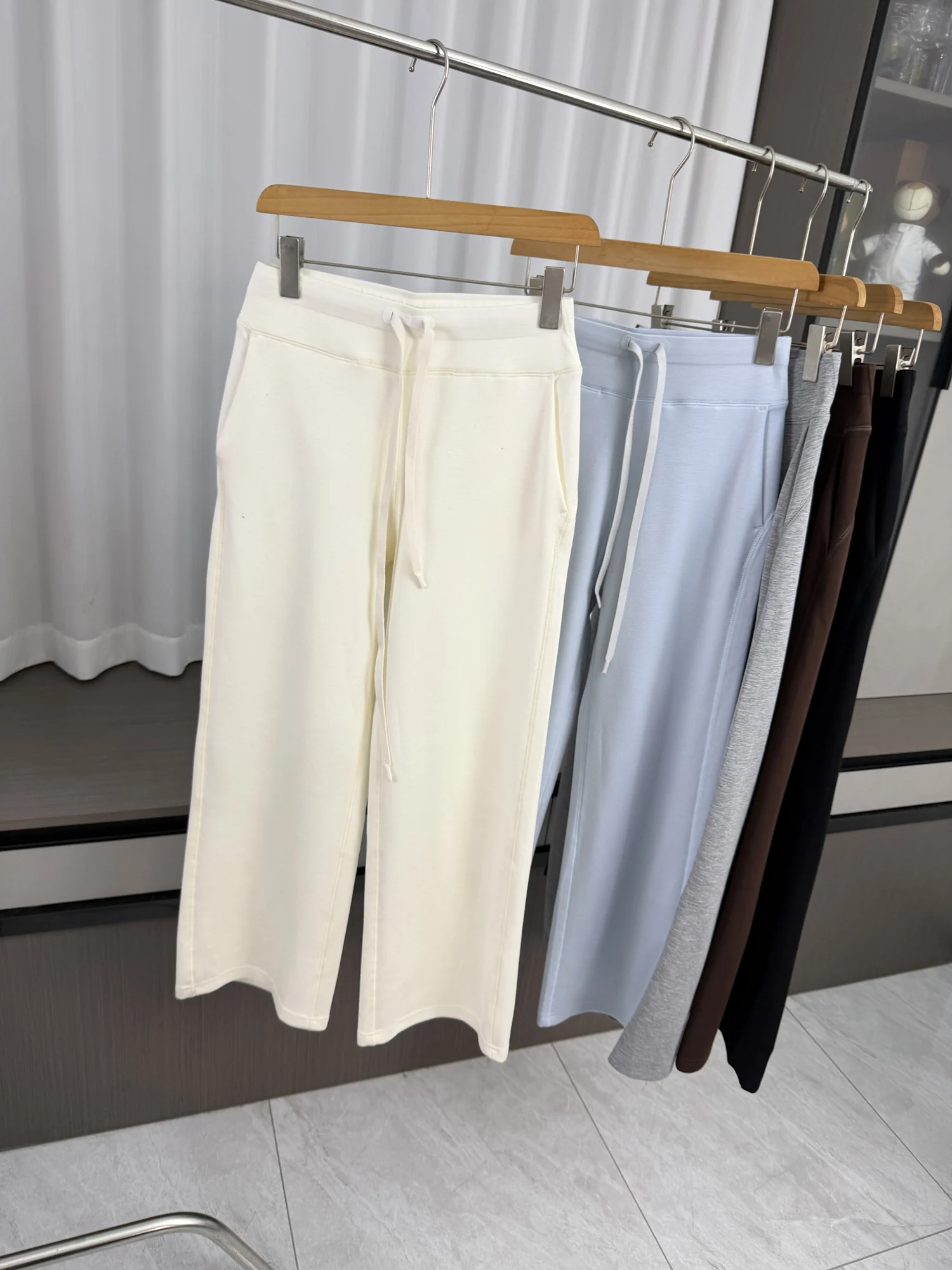 Comfortable Elastic Breathable Straight Leg Casual Yoga Pants for Women 3D Tailoring Not Picky about Figure Trendy Autumn Wear