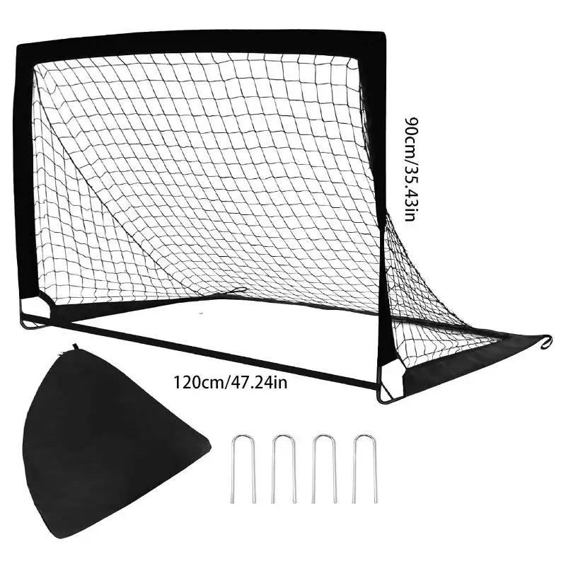 휴대용 접이식 축구 골대 세트 간편 분리형 축구 훈련 장비 공장 판매 경기장 장비