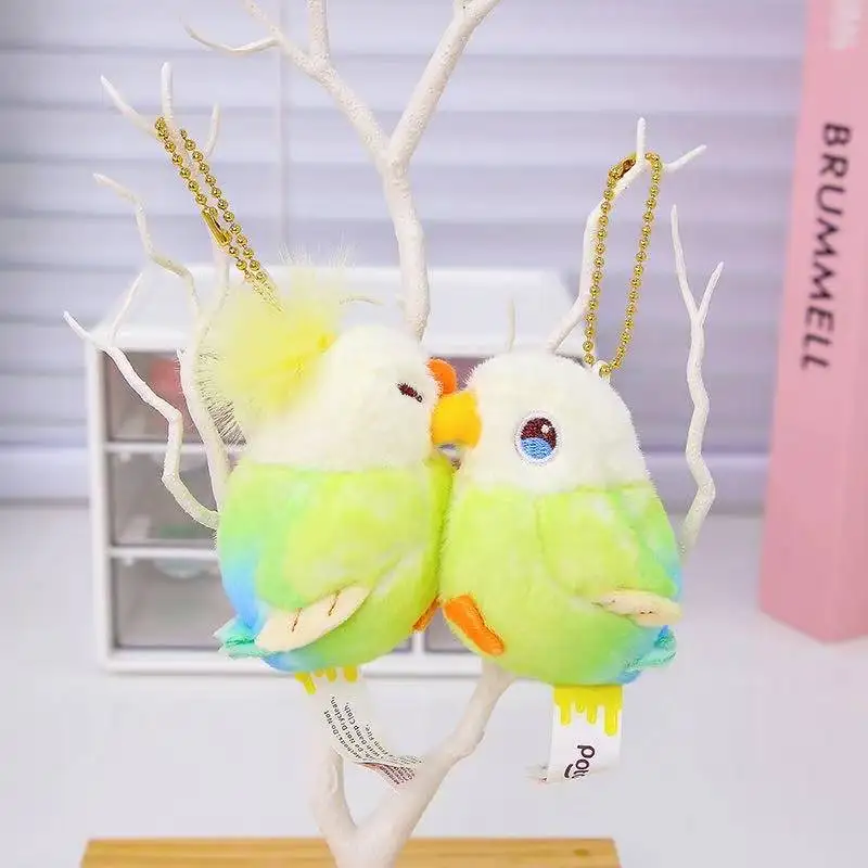 

Последняя пара рюкзак с попугаем, кулон, брелок, кавайная мягкая плюшевая игрушка, кукла ручной работы, мультяшный аниме, милый подарок для друзей, развлечений