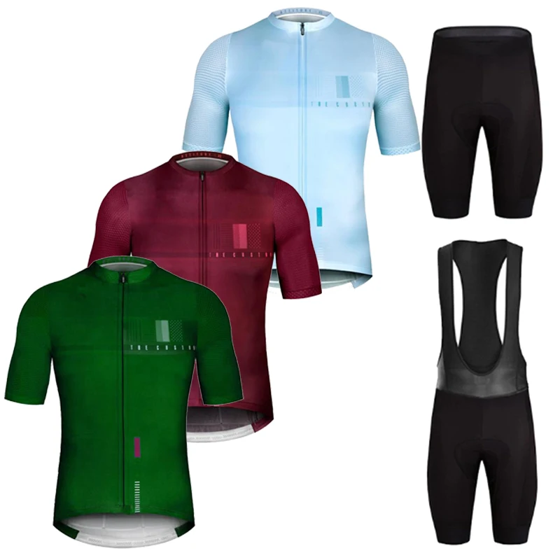 Image of Neue 2026 Herren-Radsportbekleidung Sommer Fahrrad-Trikot-Sets Mountainbike-Trägerhosen Motocross Triathlon Maillot Shirts Ciclismo