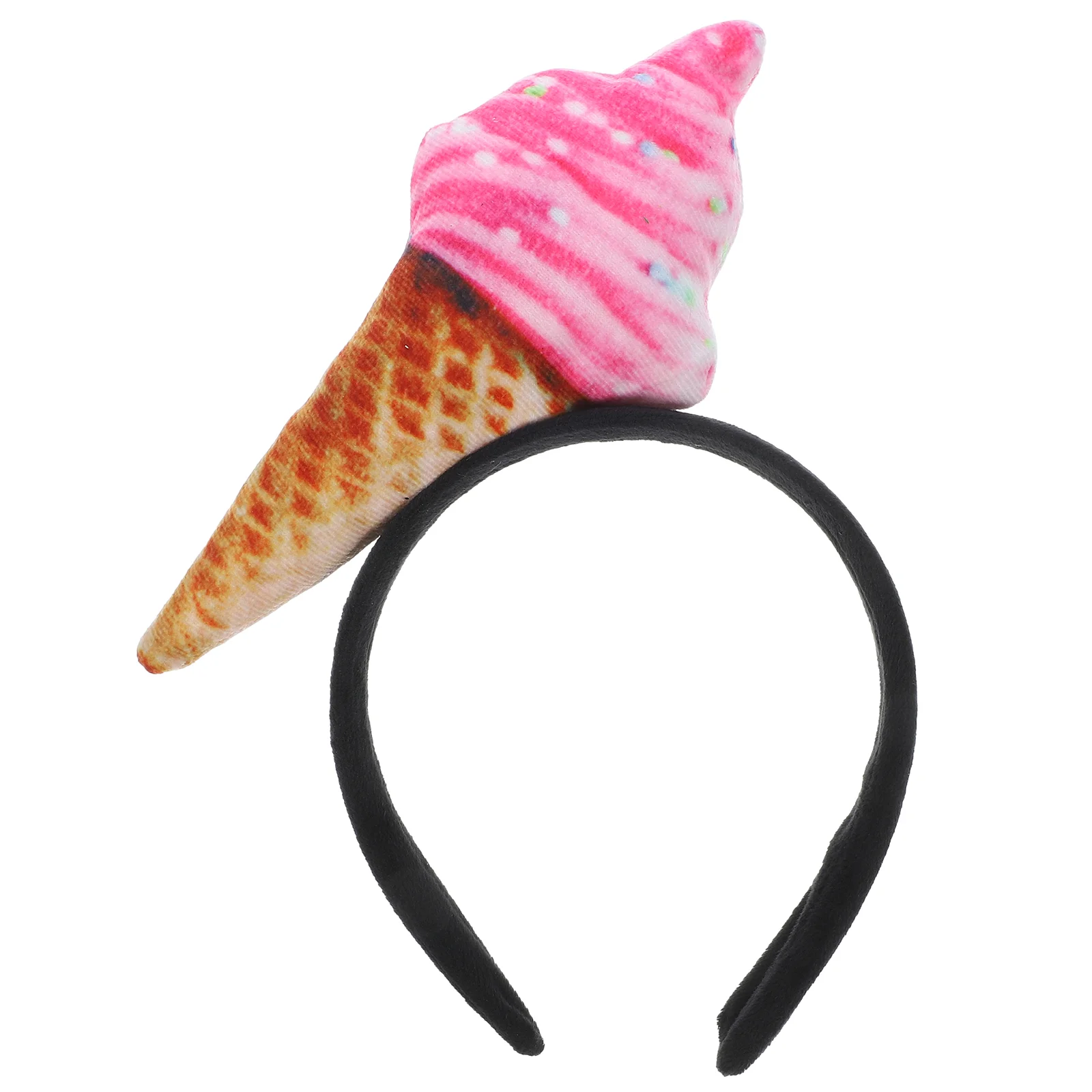 

Ice Cream Headband Womens Hair Bands Fur Issue Card Washing Face Headbands Fabric for Party Cosplay Baby