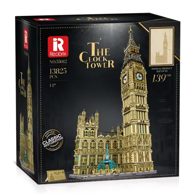 

В НАЛИЧИИ Reobrix 55012 MOC UK Big Ben, строительные блоки, кирпичи, сборка моделей, строительные игрушки для мальчиков, рождественский подарок, игрушки