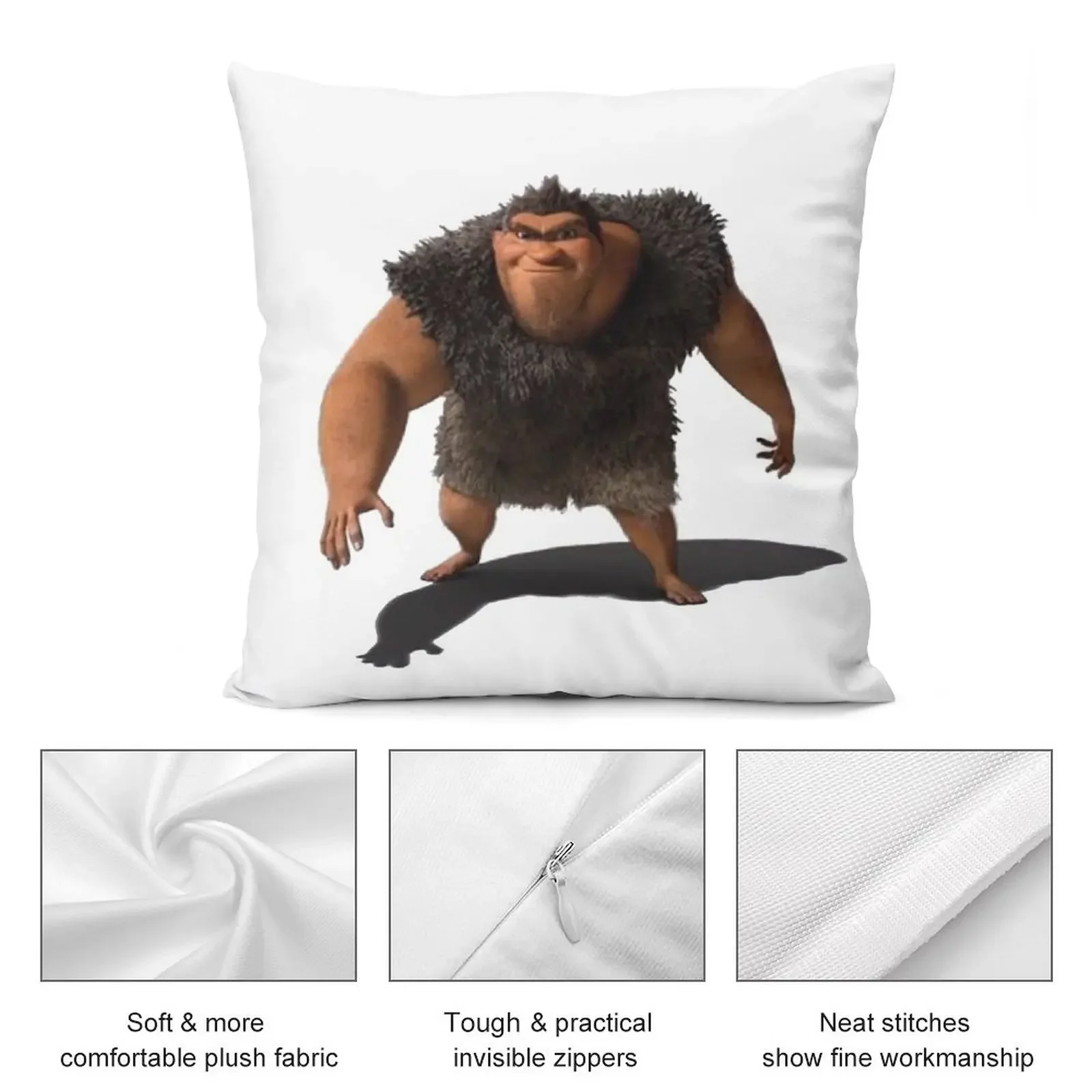 Grug Throw Pillow Pillow Cases Rectangular Cushion Cover Ornamental Pillow