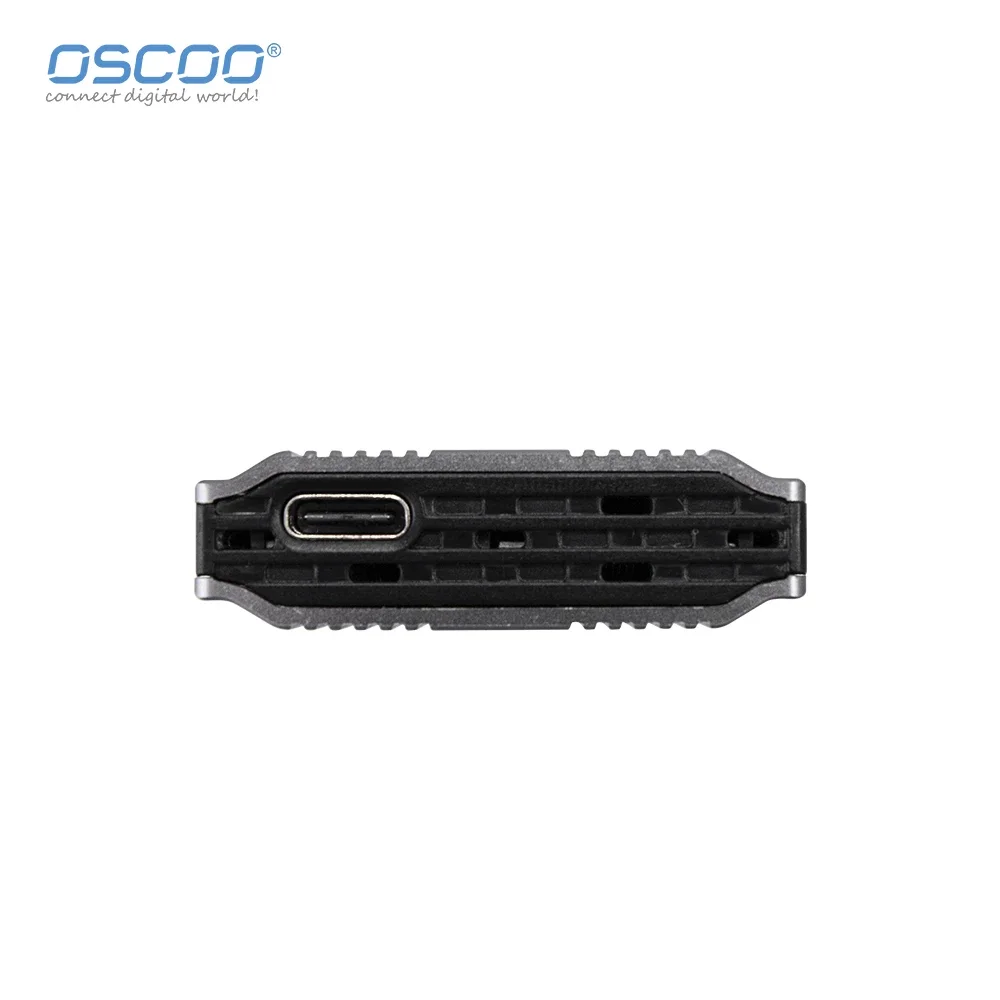 Oscoo RGB SSD Enclosure M.2 SATA NVMe SSD เคส10Gbps USB3.2ประเภท C M-Key 2242 2260อะแดปเตอร์กล่องฮาร์ดดิสก์2280