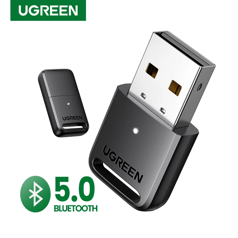 UGREEN Bluetooth 5.0 Adapter for PC USB Bluetooth 5.0 Receiver Dongle Wireless Computer Adapter For Mouse Keyboard Win 11/10/8.1