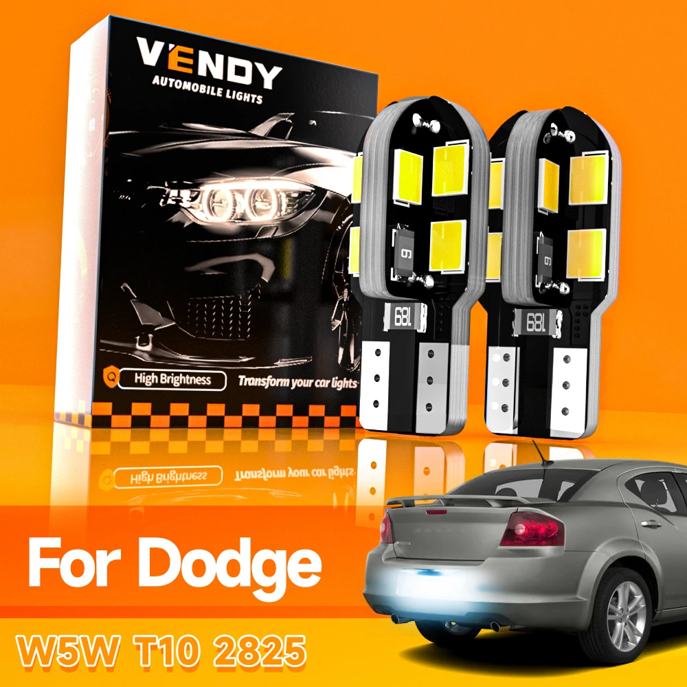 

2 шт. светодиодный светильник номерного знака W5W T10, лампа для Dodge Durango Avenger Grand Caravan Journey Challenger Caliber Viper Ram 1500 2500