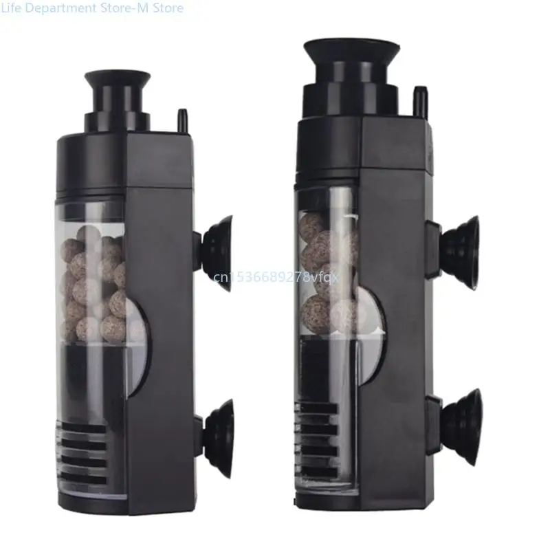 

Fish Filter Cleaner Suction Cup Mounted Aquarium Purifying Device Filter