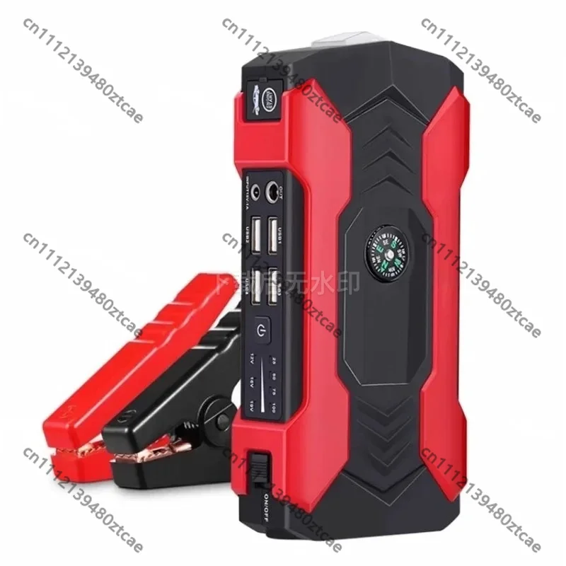 12V Car Emergency Jump Starter, Multifunctional Power Bank with Cigarette Lighter Port, Vehicle Emergency Starting Power Supply