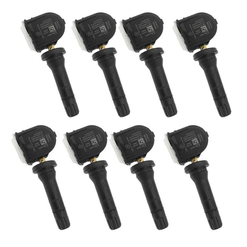 ชุดเซ็นเซอร์วัดแรงดันลมยาง TPMS 8 ชิ้น รุ่น A77Q-For Silverado GMC Sierra Buick Enclave Cadillac ใช้ได้กับ 13598771 13598772 3