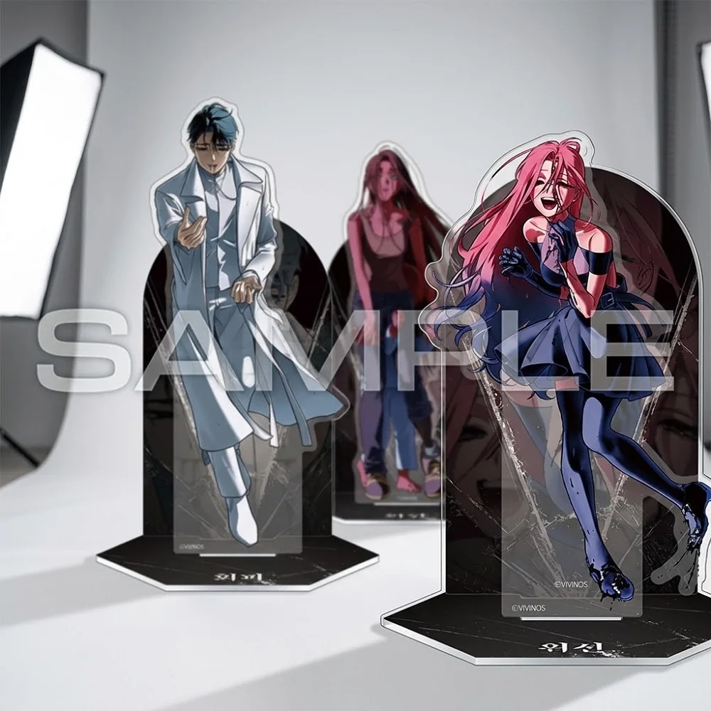 Alien Stage Exhibition Acrylic Stand Ivan Mizi Sua Inner Ruin Anime Figure Standee Diorama Desk Decor Gift Keychain