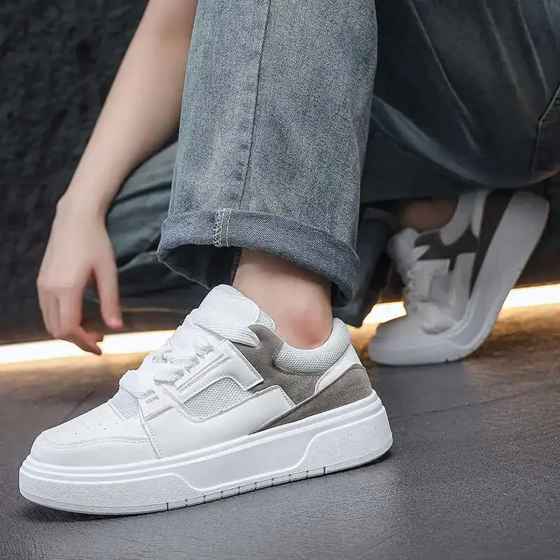 

Винтажная обувь на высокой платформе, увеличивающая рост, для мужчин, повседневная самая продаваемая новинка, мужская обувь, кроссовки, черные спортивные хиты Tens