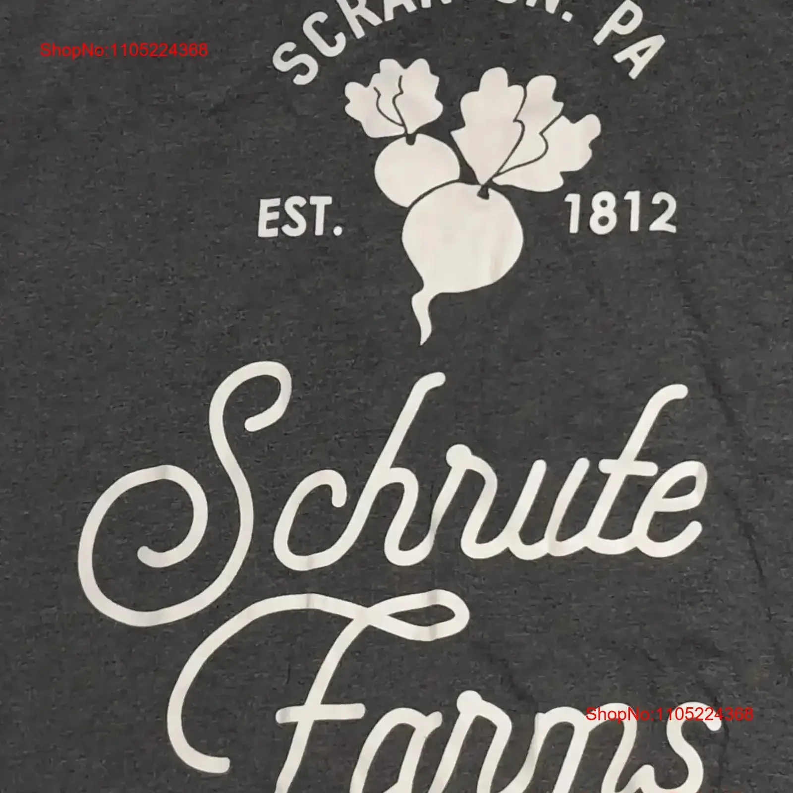 T Shirt medium schrute farms the office comedy television 19 inches pit2pit vintage Washed graphic homme fashion streetwear