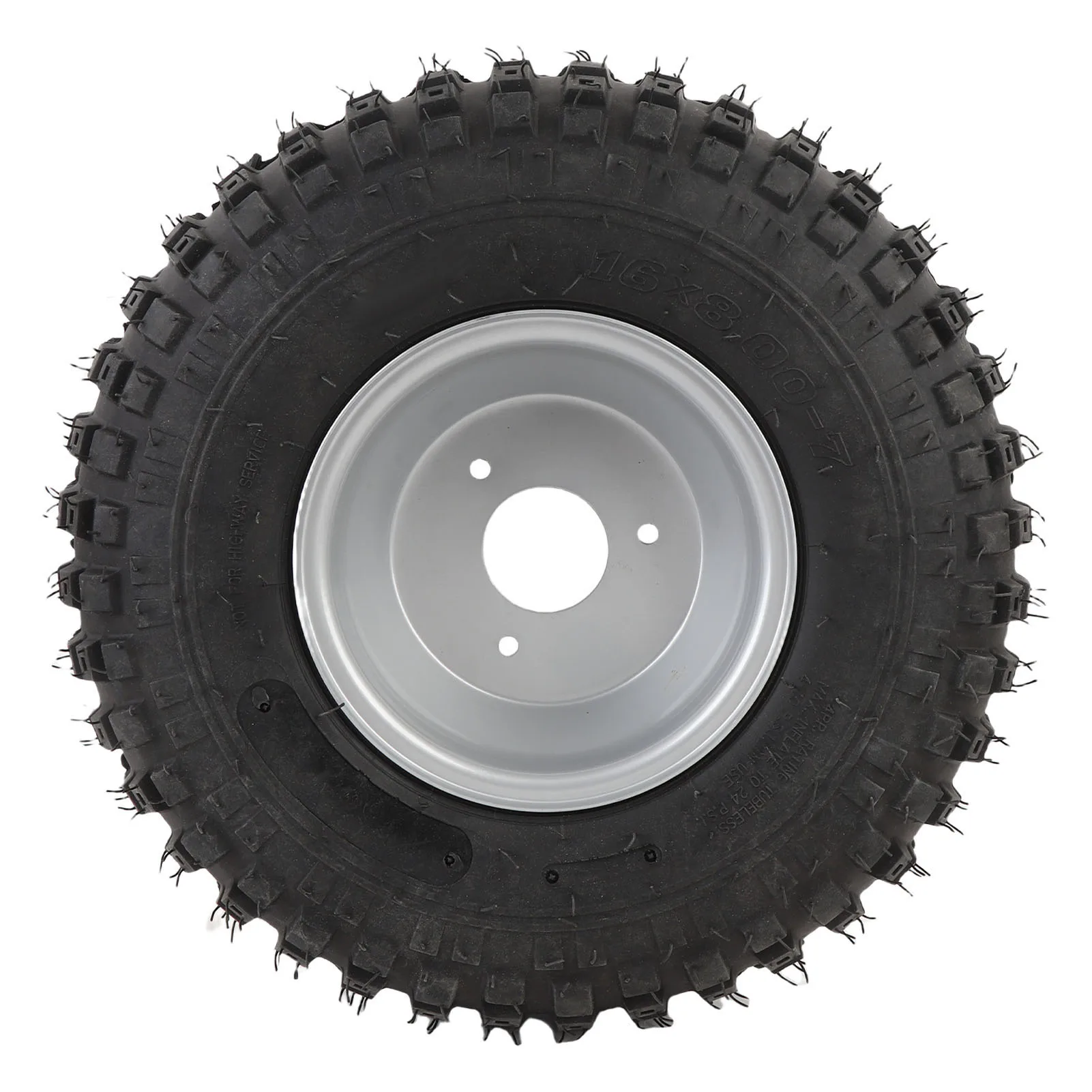 16X8-7 Band met Velg Vervanging 7 Inch Uitstekende Road Grip Lekvrije Go Kart Band voor Winkelwagen tuin Grasmaaier
