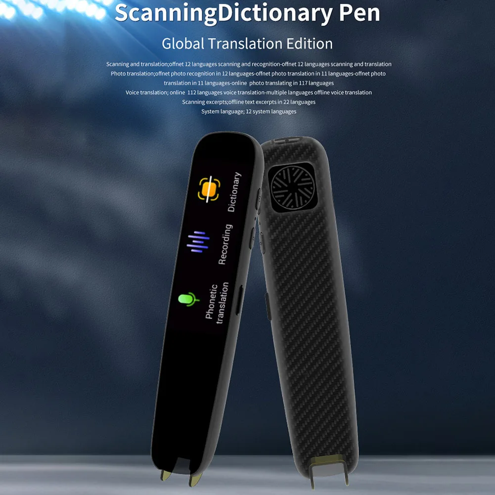 Smart AI Scan Reader Portable Voice Translator Scanner Pen WIFI AI Voice 112 Languages Translator For Dyslexia Autism