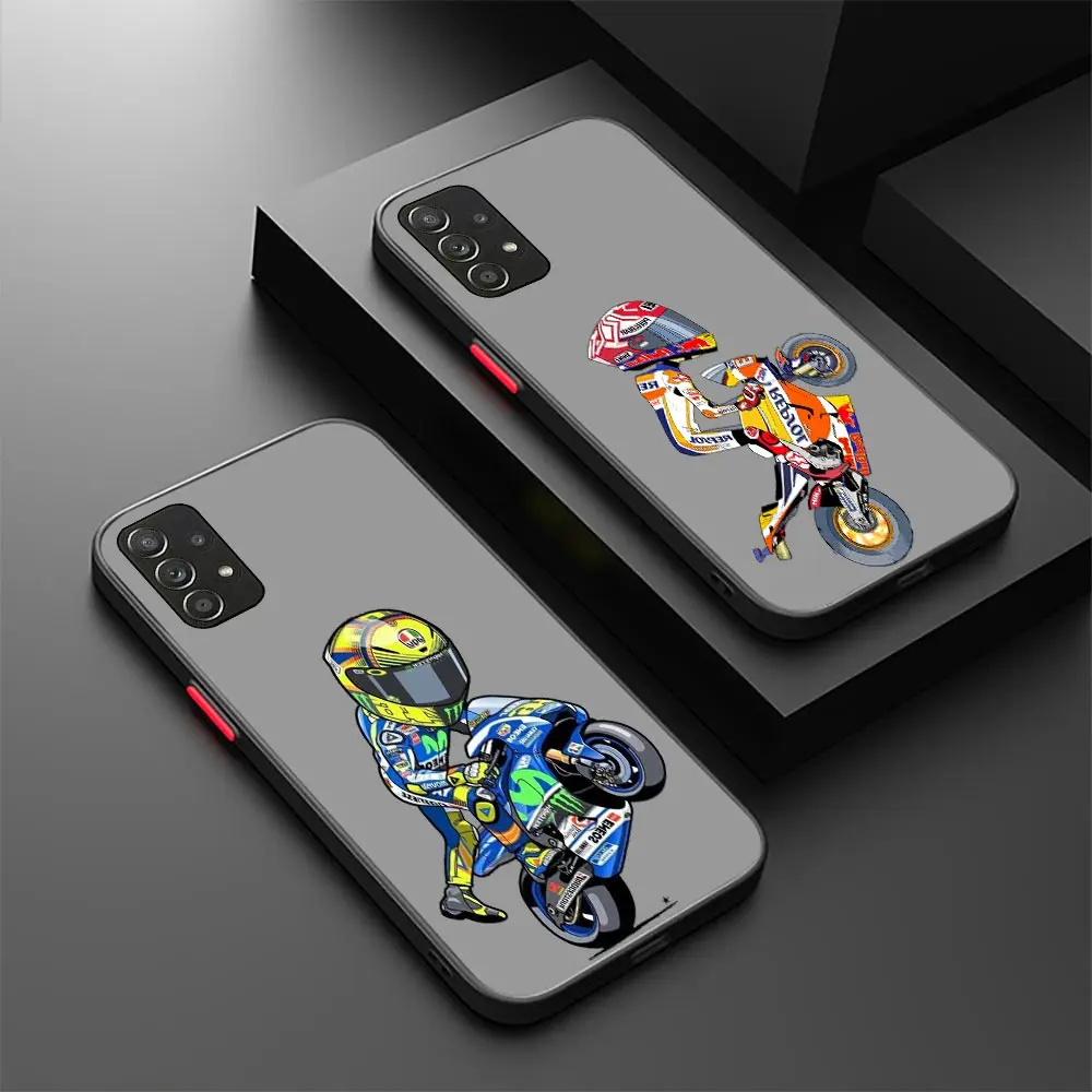 Moto Gp motorcycle sports Case For Samsung Galaxy A73 A72 A71 A70 A53 A52 A51 A50 A42 A33 A32 A31 A30 A23 A22 A21S A14 5G Cover