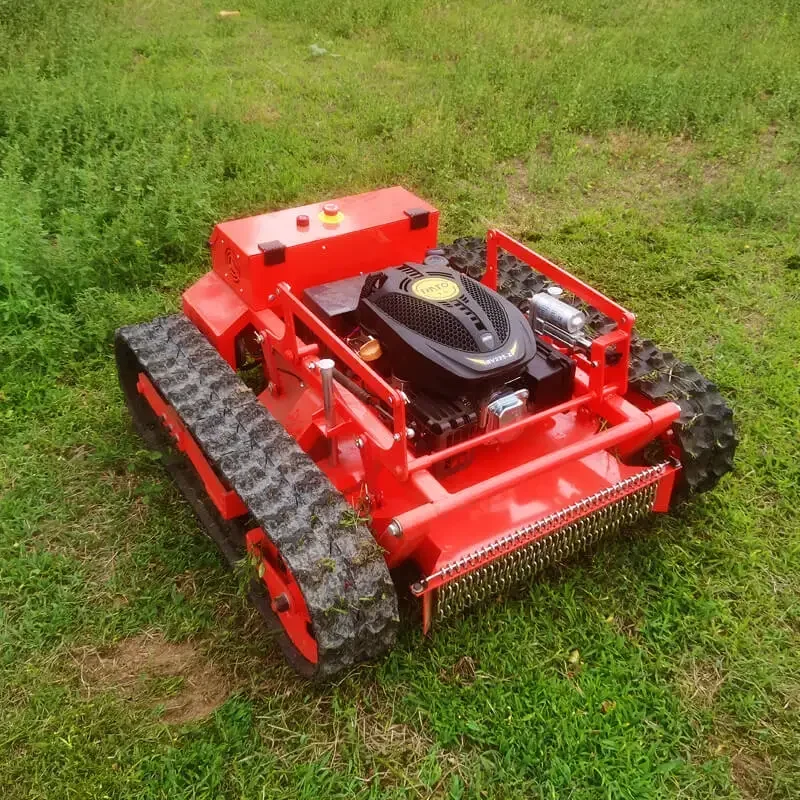 550mm 800mm 1000mm tagliaerba a buon mercato in fabbrica Robot cingolato tosaerba con telecomando con certificato CE EPA