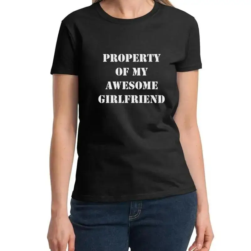 Property Of My Awesome Girlfriend T Shirt Lesbian Valentine's Day Love is