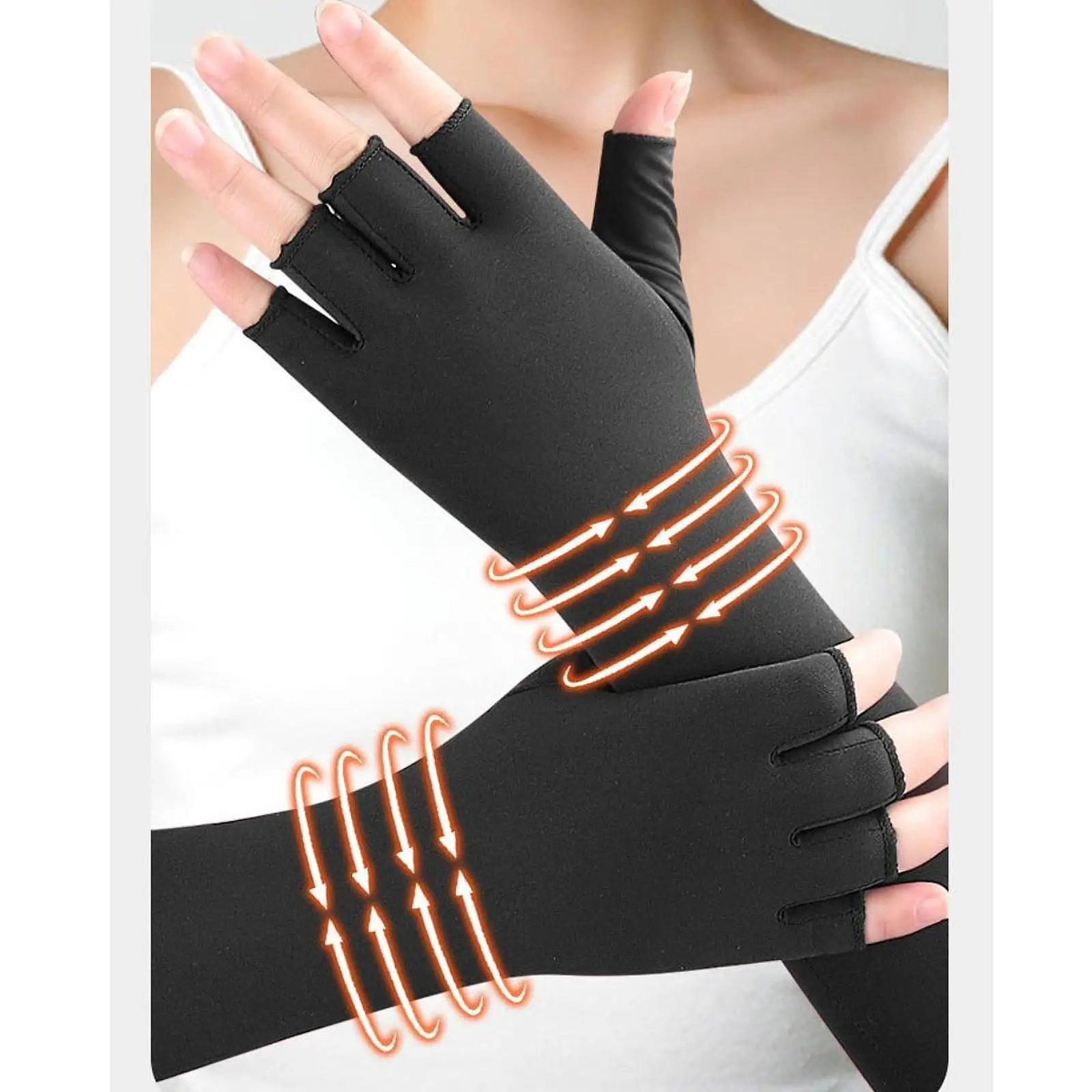 Fingerless Compression Gloves for Cycling And Outdoor Activities