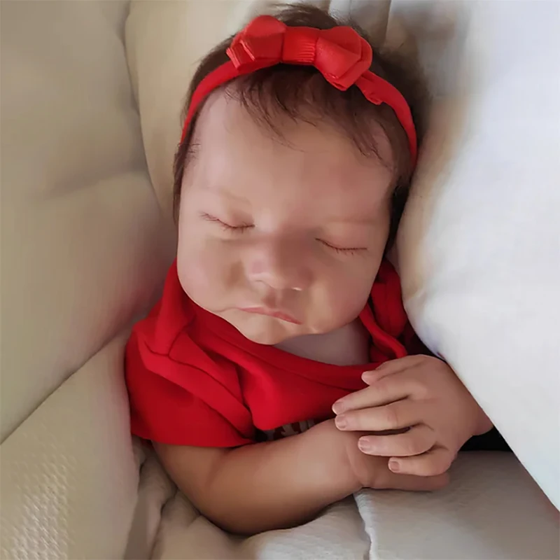 Levi Muñeca de tela para recién nacido – Tacto suave y piel 3D - imagen 4
