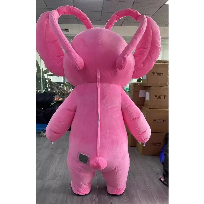 Stitch ปาร์ตี้ฮาโลวีนผู้ใหญ่ชุดตุ๊กตาพอง Mascot เครื่องแต่งกายโฆษณาพิธี Lilo & Stitch คอสเพลย์