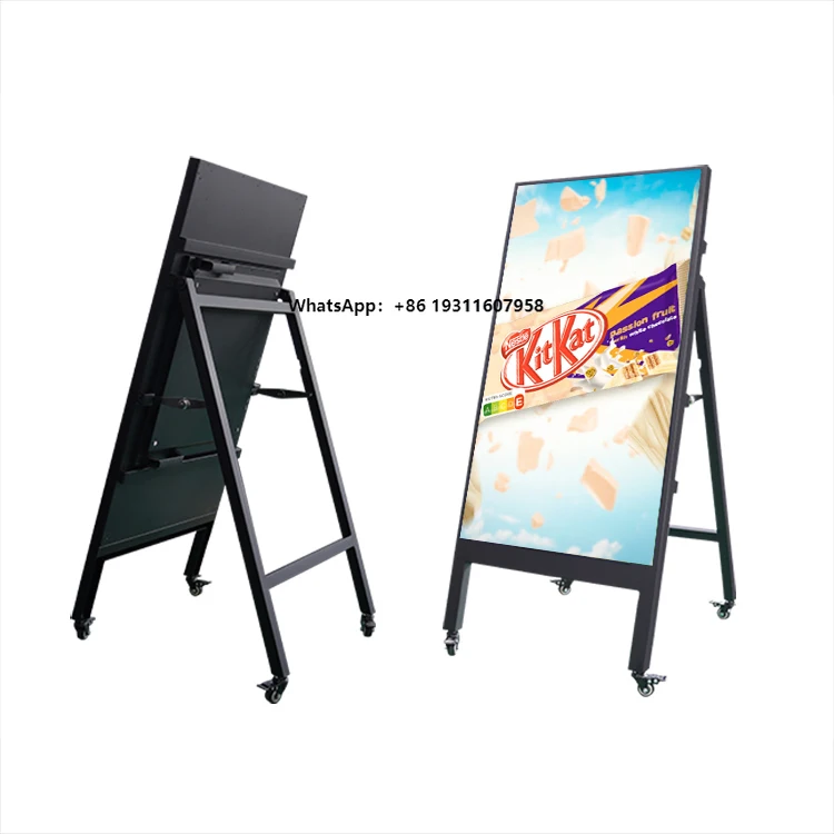 

32 Inch Commercial LCD Advertising Display Foldable LCD Poster Display Indoor LCD Digital Display