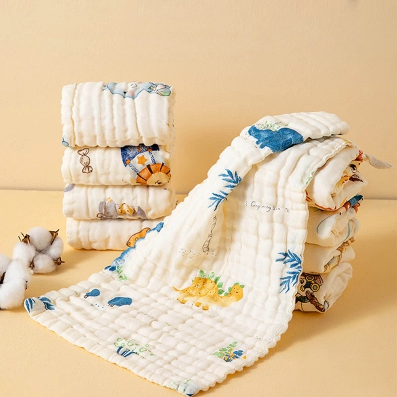 

Детское вытирающее полотенце, хлопковые салфетки для слюны, сильный впитывающий носовой платок, мочалки A2UB